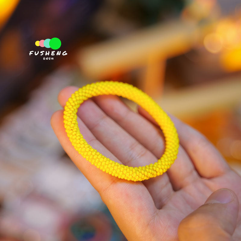 Wholesale Nepalese Pure Color Japanese Essential Oil Diffuser Hand-woven Bracelet